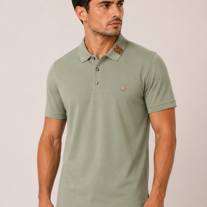 Men's Sage Green Polo T-Shirt
